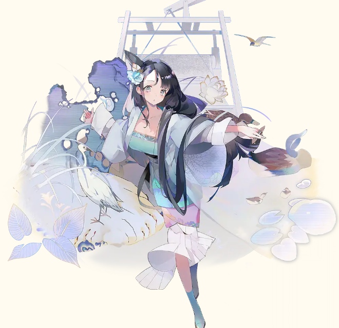 蓮池水禽図（れんちすいきんず）